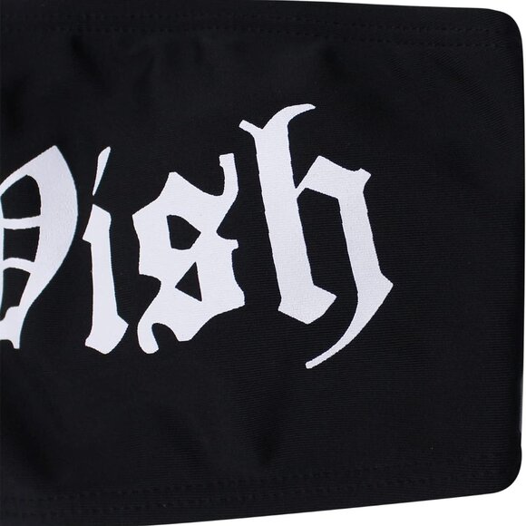 Women Bikini Set High Waist Skull Letter Pattern Swimsuit Rave Beach Wear - Picture 6 of 7